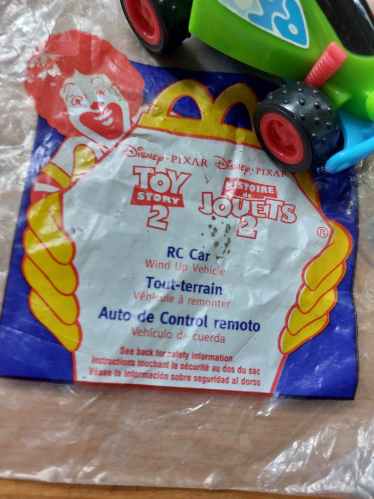 Toy story 2 mcdonalds speeltje RC car, Ophalen of Verzenden, Beeldje of Figuurtje