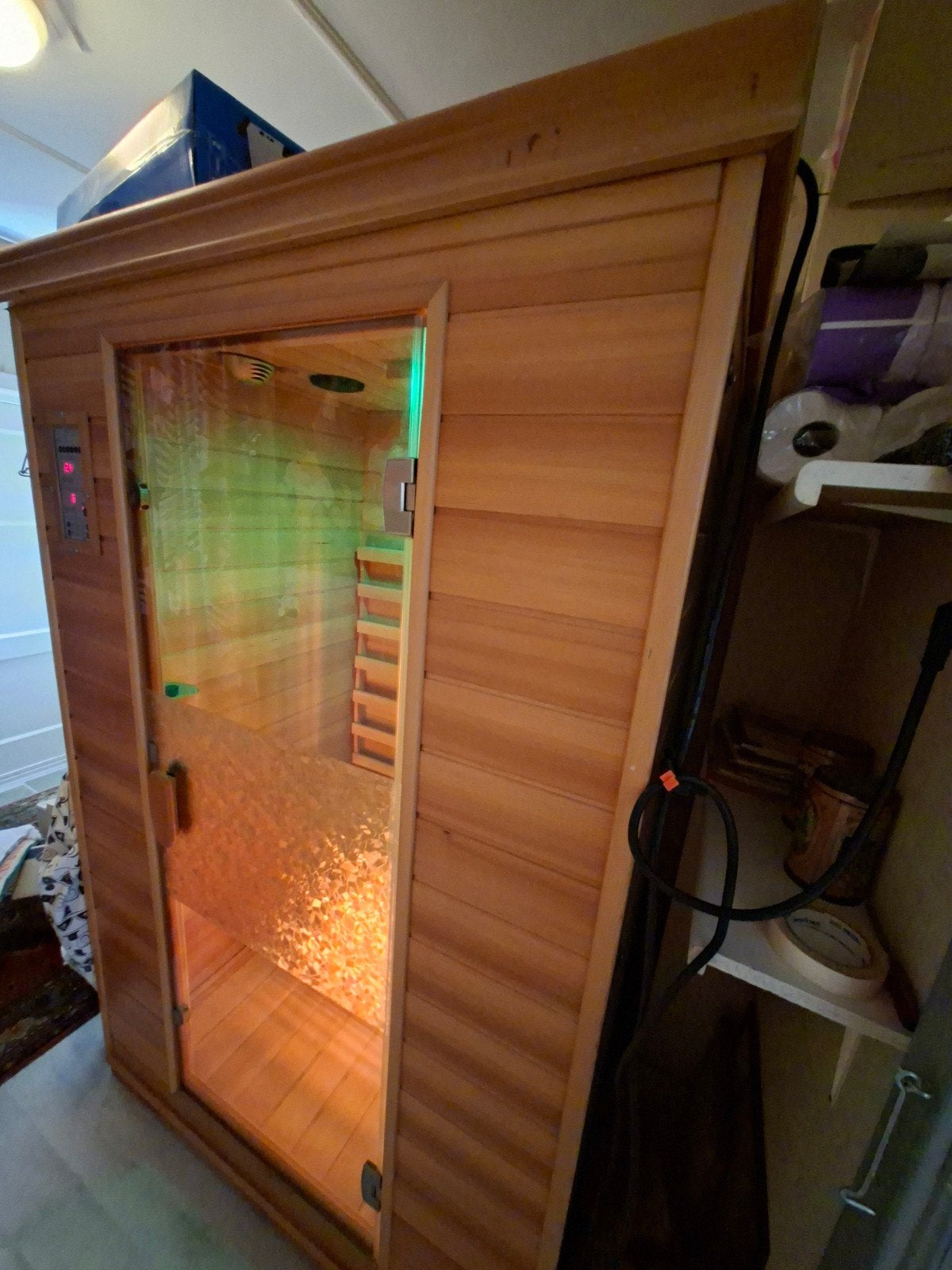Infrarood sauna voor ontspanning en welzijn, Ophalen of Verzenden, Zo goed als nieuw, Infrarood, Complete sauna