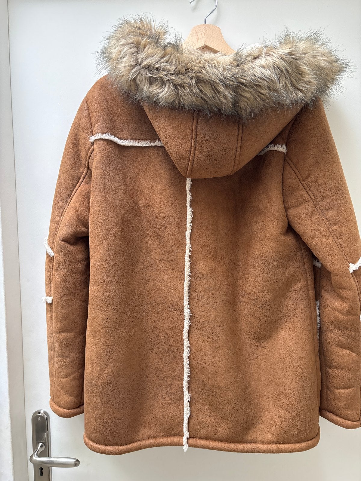 C&A Outerwear jas maat 40 met teddy voering, Ophalen of Verzenden, Gedragen, Maat 38/40 (M), Bruin