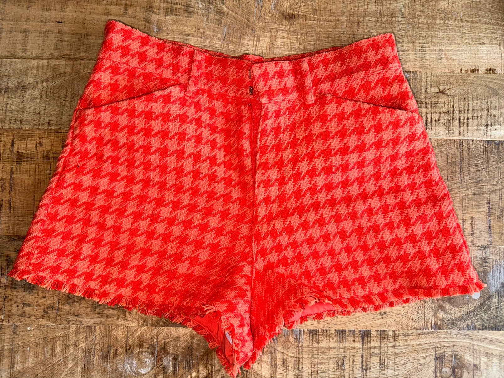 ZARA dames short rood/oranje – maat S – nette short, Maat 38/40 (M), Kort, Oranje, Ophalen of Verzenden