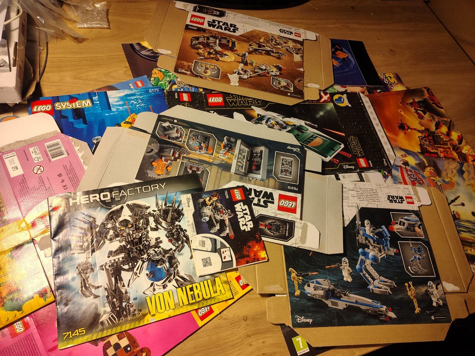 LEGO lot diverse boekjes en dozen, Ophalen of Verzenden, Gebruikt