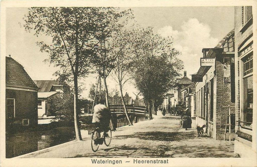 388-291-011 Wateringen Heerenstraat, Verzamelen, Ansichtkaarten | Nederland, Verzenden, Voor 1920, Zuid-Holland
