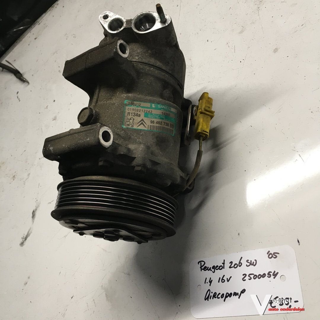 Peugeot 206 Sw 1.4 16v 2005 2500054   Aircopomp  96 462 738, Gebruikt, -, -, Ophalen of Verzenden