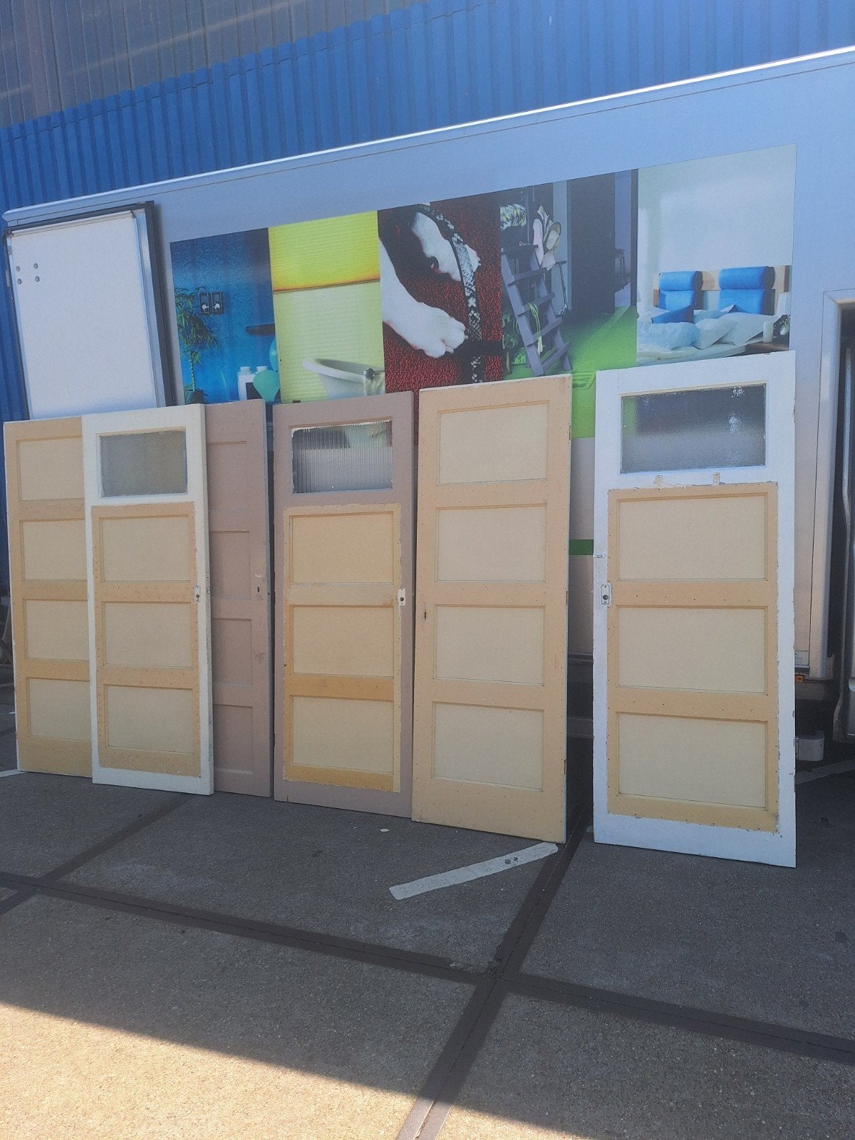 jaren 30 deuren 4 vaks paneeldeur, Ophalen, Gebruikt, Minder dan 80 cm, Binnendeur