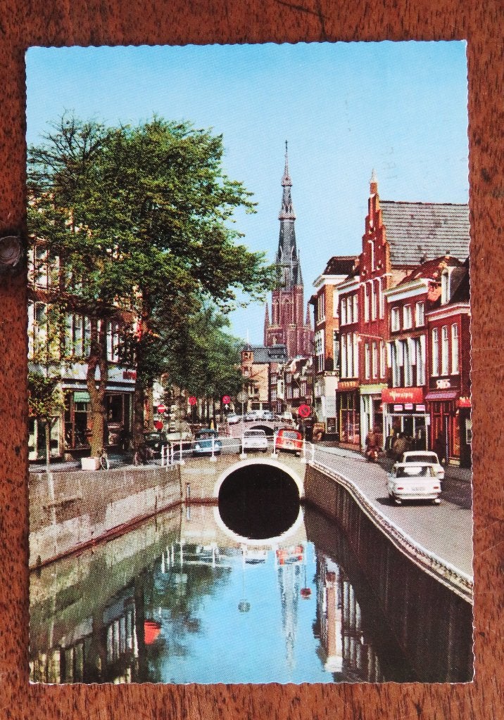 Leeuwarden Zicht vanaf de Brol: de Kelders, Voorstraat, Kerk, Ophalen of Verzenden, Voor 1920, Noord-Brabant