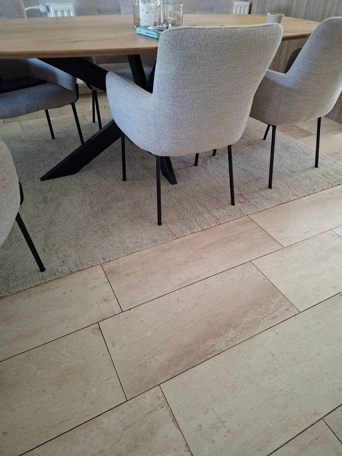 vloerkleed 160x230 cm, Huis en Inrichting, Stoffering | Vloerbedekking, Ophalen, Gebruikt, Beige, Tapijt