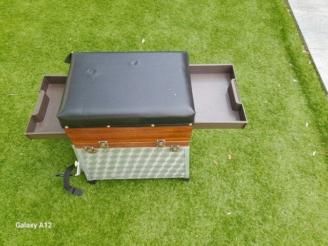 Vis koffer met trolley., Ophalen, Gebruikt, Koffer of Tas
