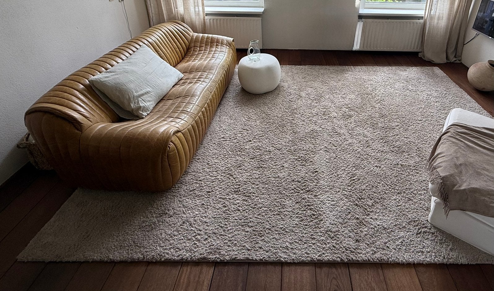 Vloerkleed beige 250x350 cm, Huizen en Kamers, Amsterdam