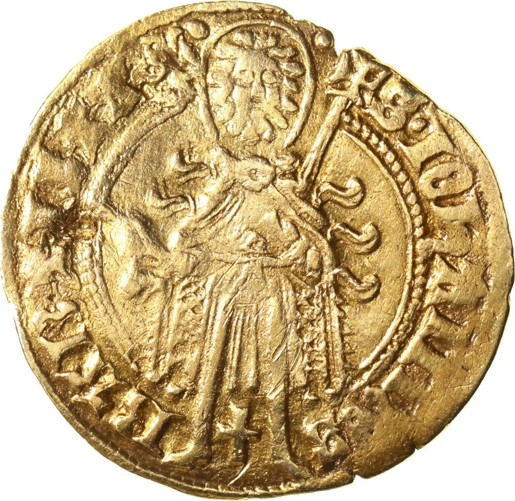 Gelderland - St. Jansgoudgulden z.j. (1423-1472) - GOUD, Vóór koninkrijk, Losse munt, Goud, Overige waardes