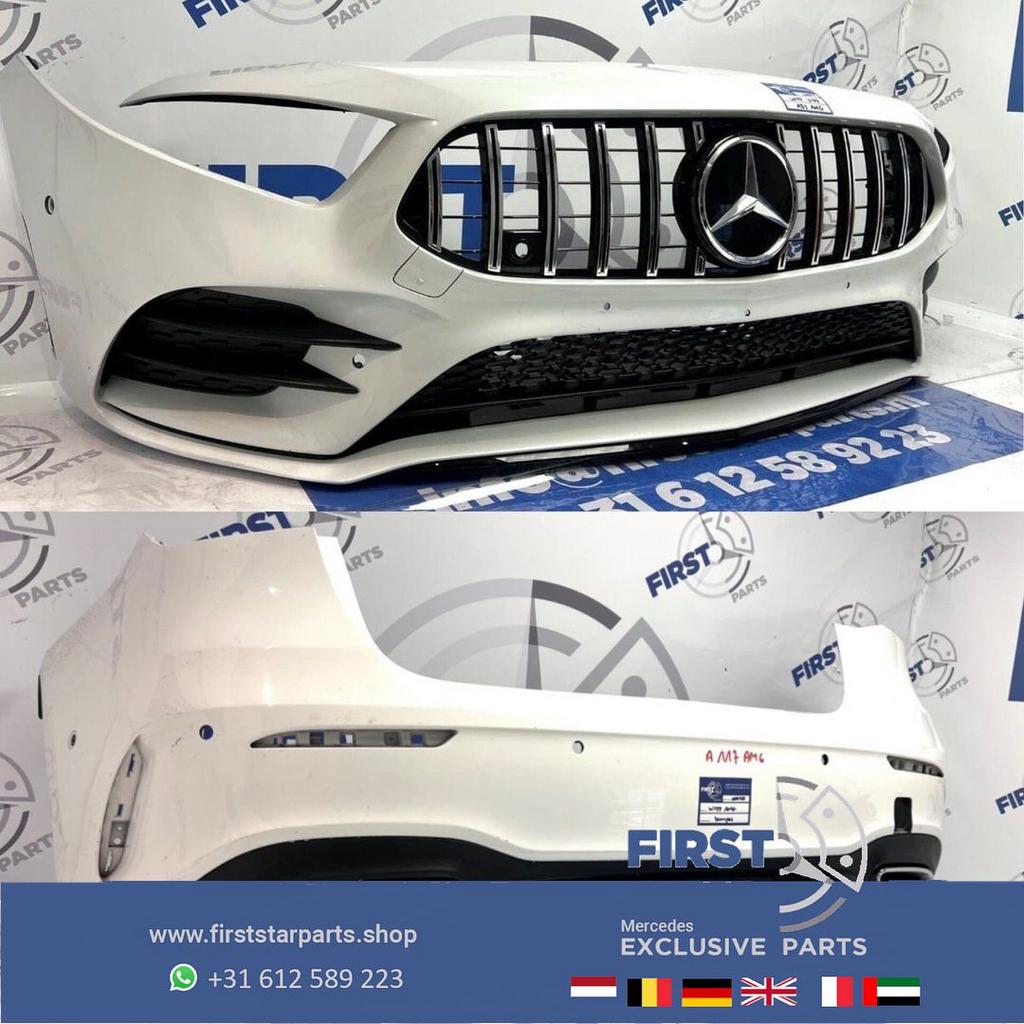 W177 AMG PAKKET Origineel Mercedes A Klasse 2022 BUMPERS WIT, Gebruikt, -, Ophalen of Verzenden, Bumper