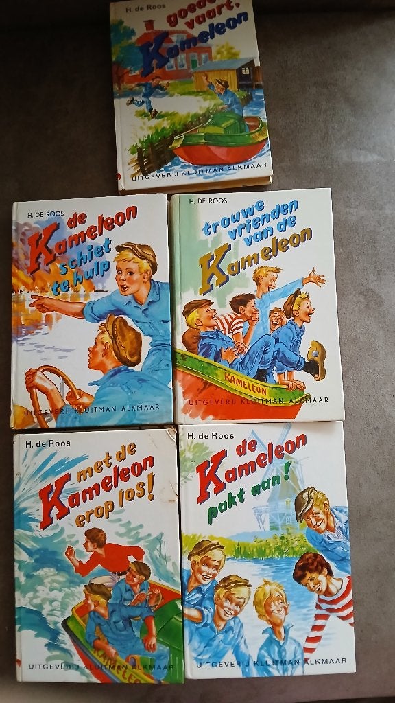 De Kameleon boeken - 5 delen van H. de Roos, Gelezen, H. de Roos, Ophalen of Verzenden, Fictie