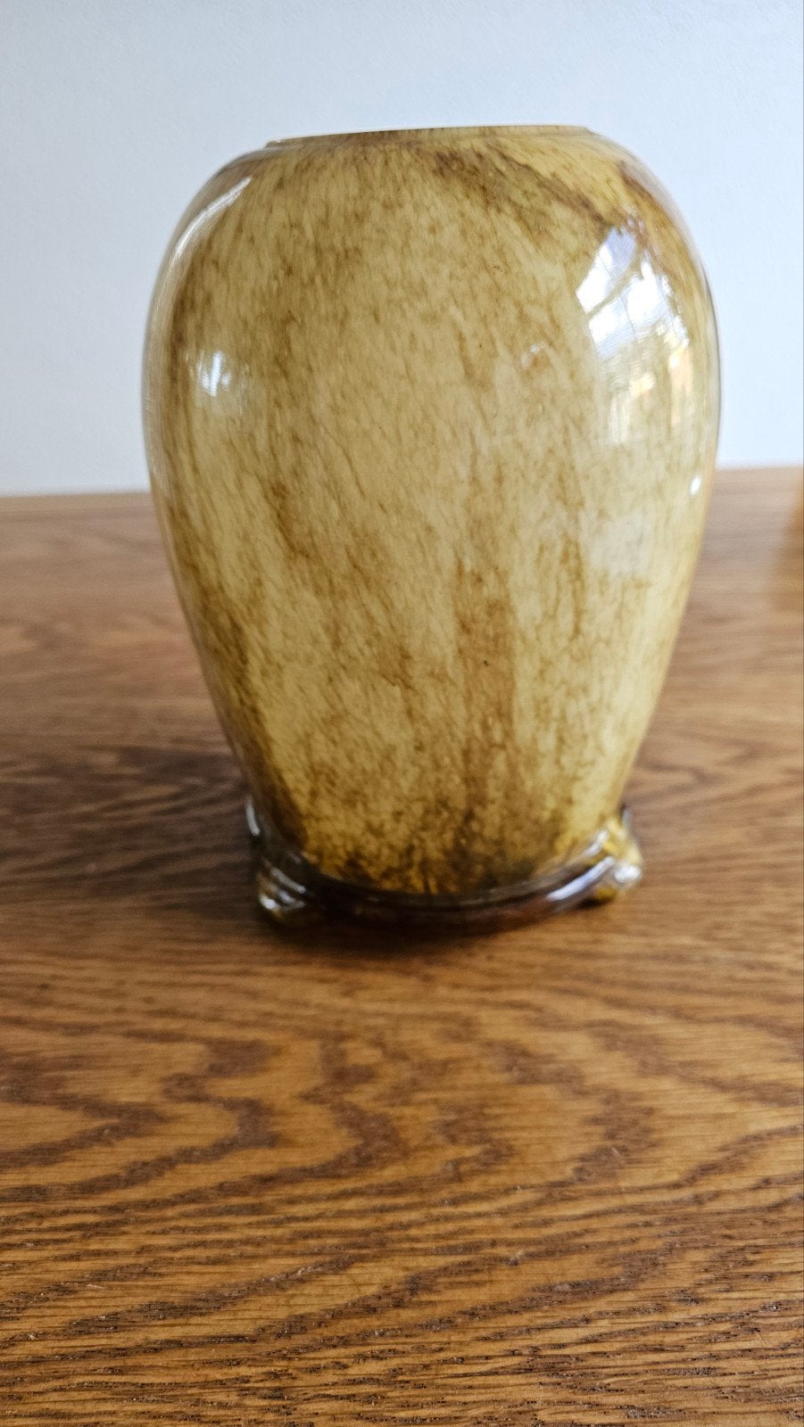 Vintage  WMF 'I Kora' glazen vaas jaren '60., Antiek en Kunst, Ophalen of Verzenden