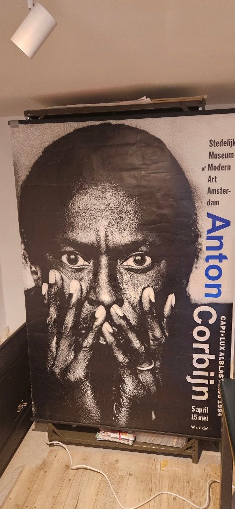 Miles Davis by Anton Corbijn mega affiche, Zo goed als nieuw, Anthon Beeke, Ophalen, Fotografen