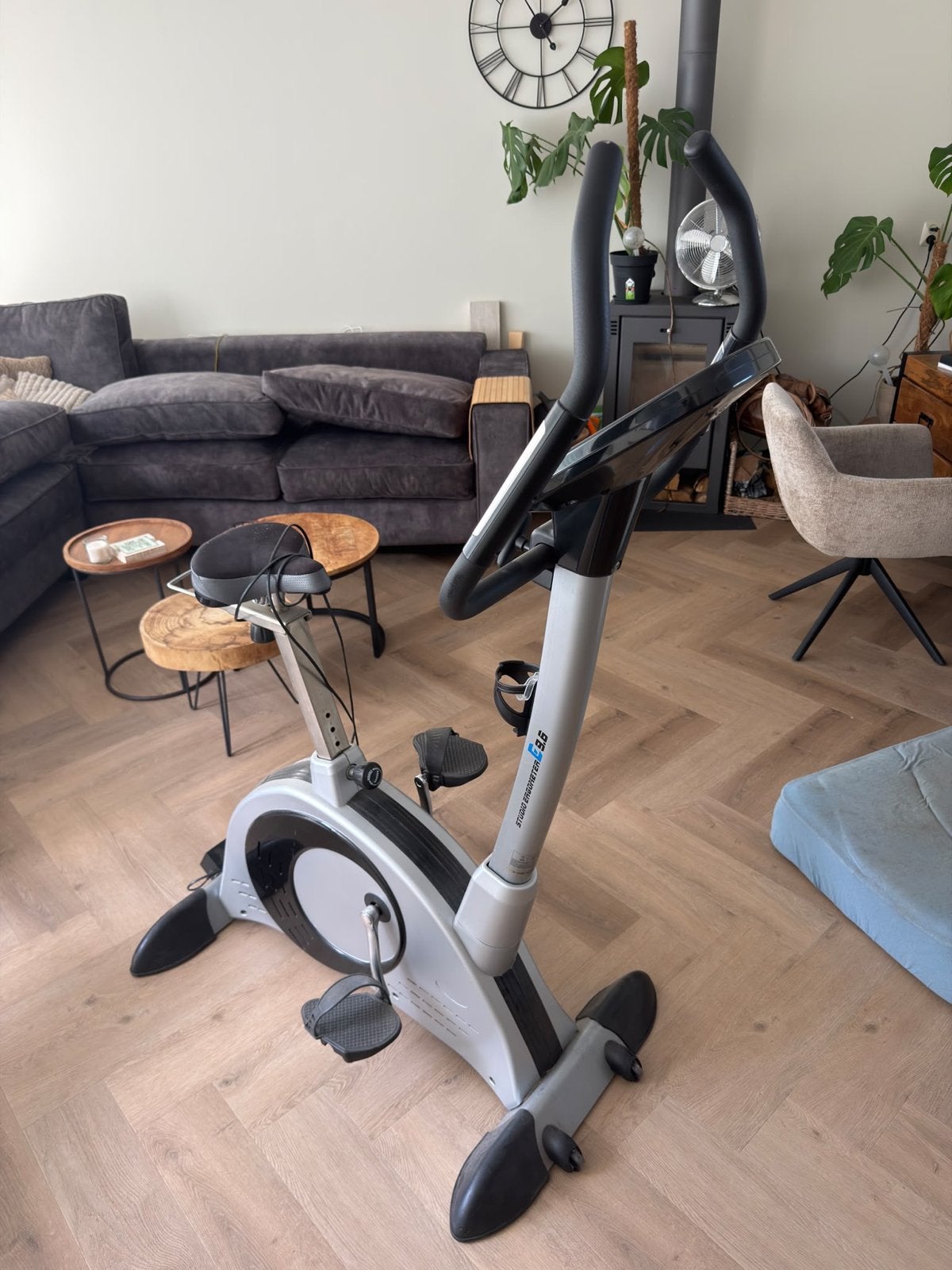 Hometrainer / Ergometer met Trainingscomputer - Ophalen, Ophalen, Gebruikt, Metaal, Benen