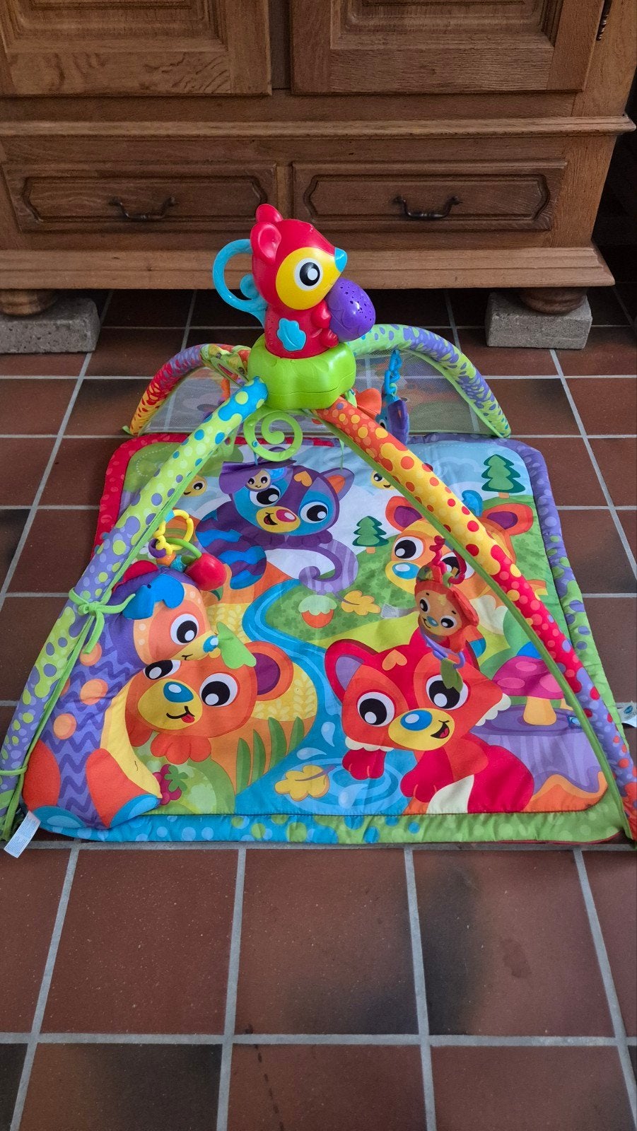 Playgro Woodlands Muziek- en Lichtprojector Babygym, Ophalen of Verzenden, Zo goed als nieuw, Babygym, Met licht