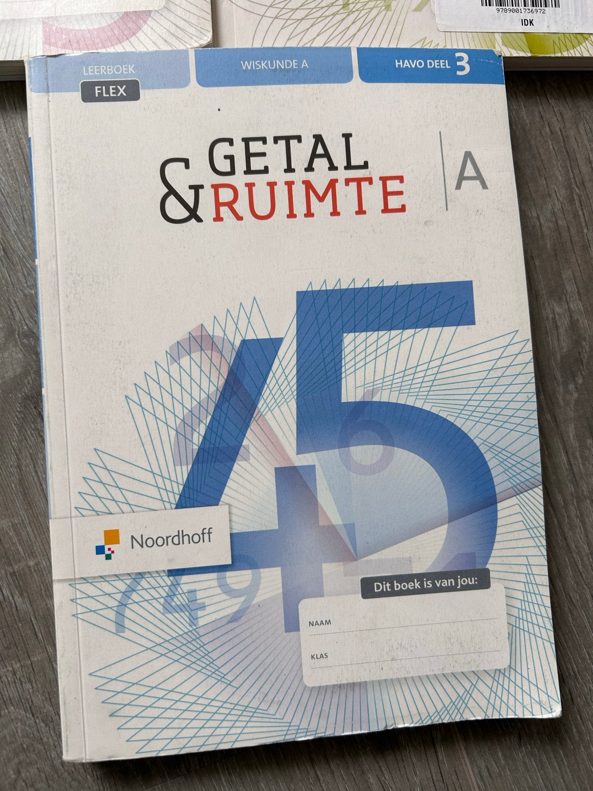 Getal & Ruimte Wiskunde A HAVO deel 1, 2, 3, Ophalen of Verzenden, Gelezen, HAVO, Wiskunde A