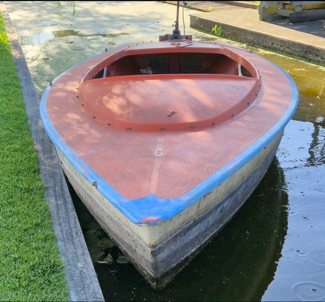Polyester boot, Ophalen of Verzenden, Gebruikt, Overige typen, Motorboot