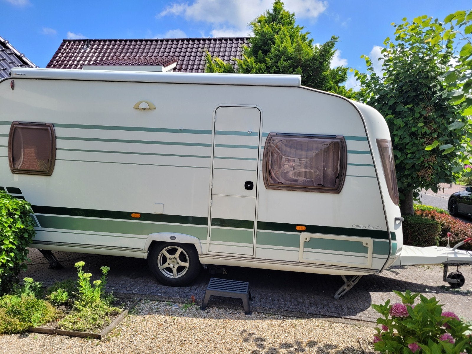 Chateau Cantara 450 - Compacte en complete caravan uit 2005, Caravans en Kamperen, Caravans, Particulier, tot en met 4, 1000 - 1250 kg