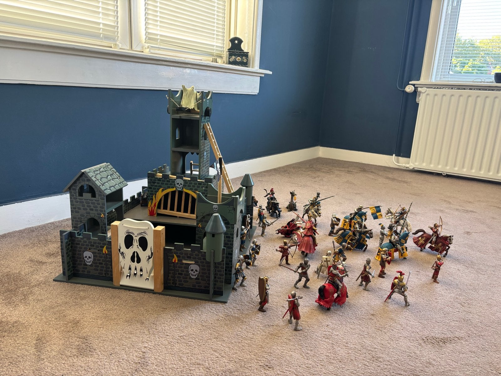 Skull Fortress Kasteel met ridders en draken (Schleich), Ophalen of Verzenden, Zo goed als nieuw