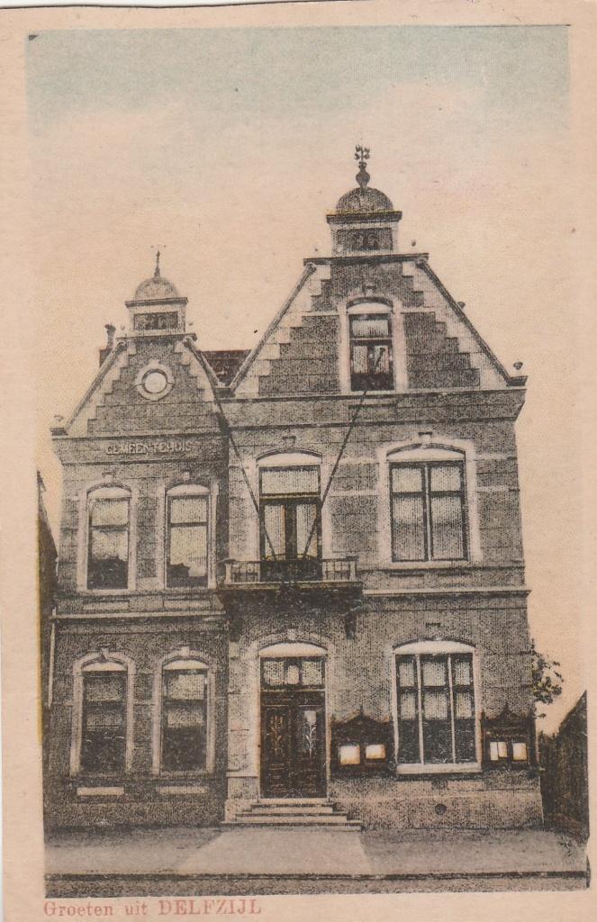 groeten uit delfzijl 1921, Verzenden, 1920 tot 1940