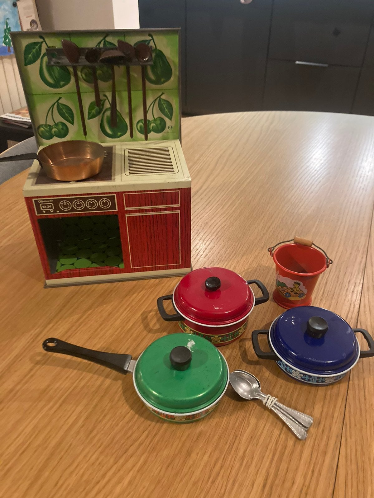 Vintage mini keukentje, Ophalen, Gebruikt, Poppenhuis
