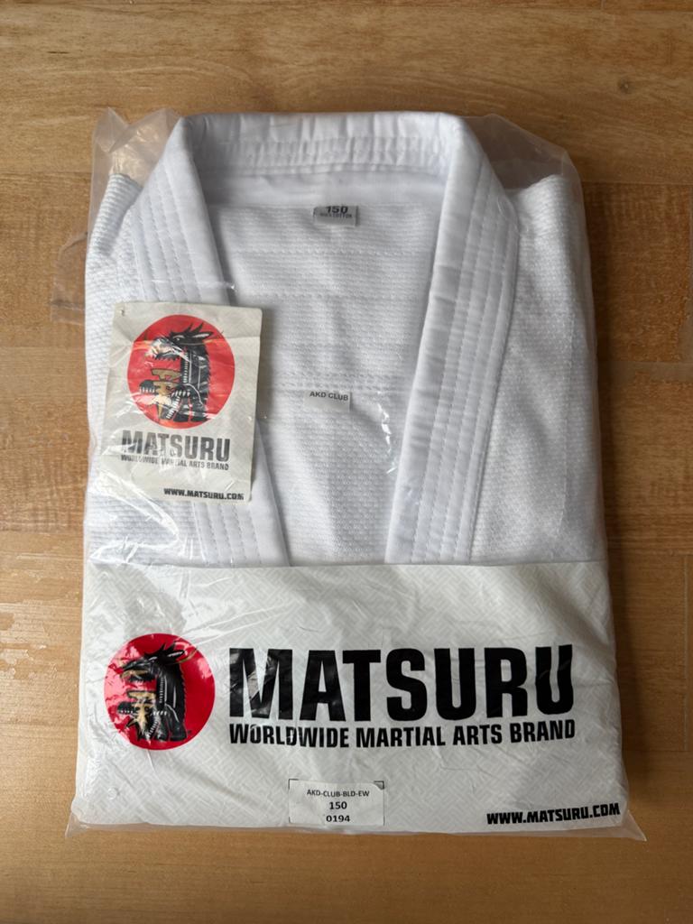 Nieuw Matsuru Judo/Jiu-Jitsu Pak - Maat 150, Judo, Nieuw, Vechtsportpak, Maat M