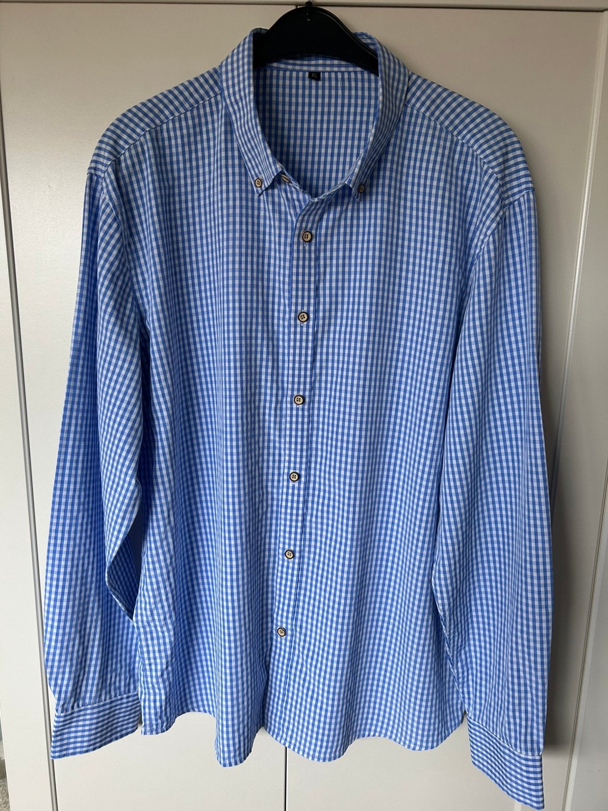 Tiroler overhemd XL, Ophalen of Verzenden, Zo goed als nieuw, Maat 56/58 (XL)