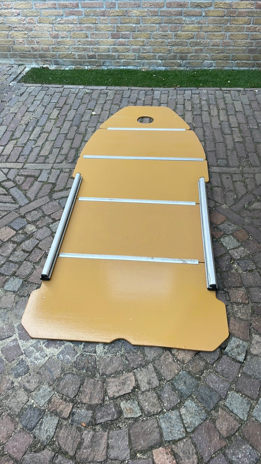 Stevige 5 delige houten bodem voor een rubberboot, Watersport en Boten, Ophalen of Verzenden, Zo goed als nieuw, Overige typen