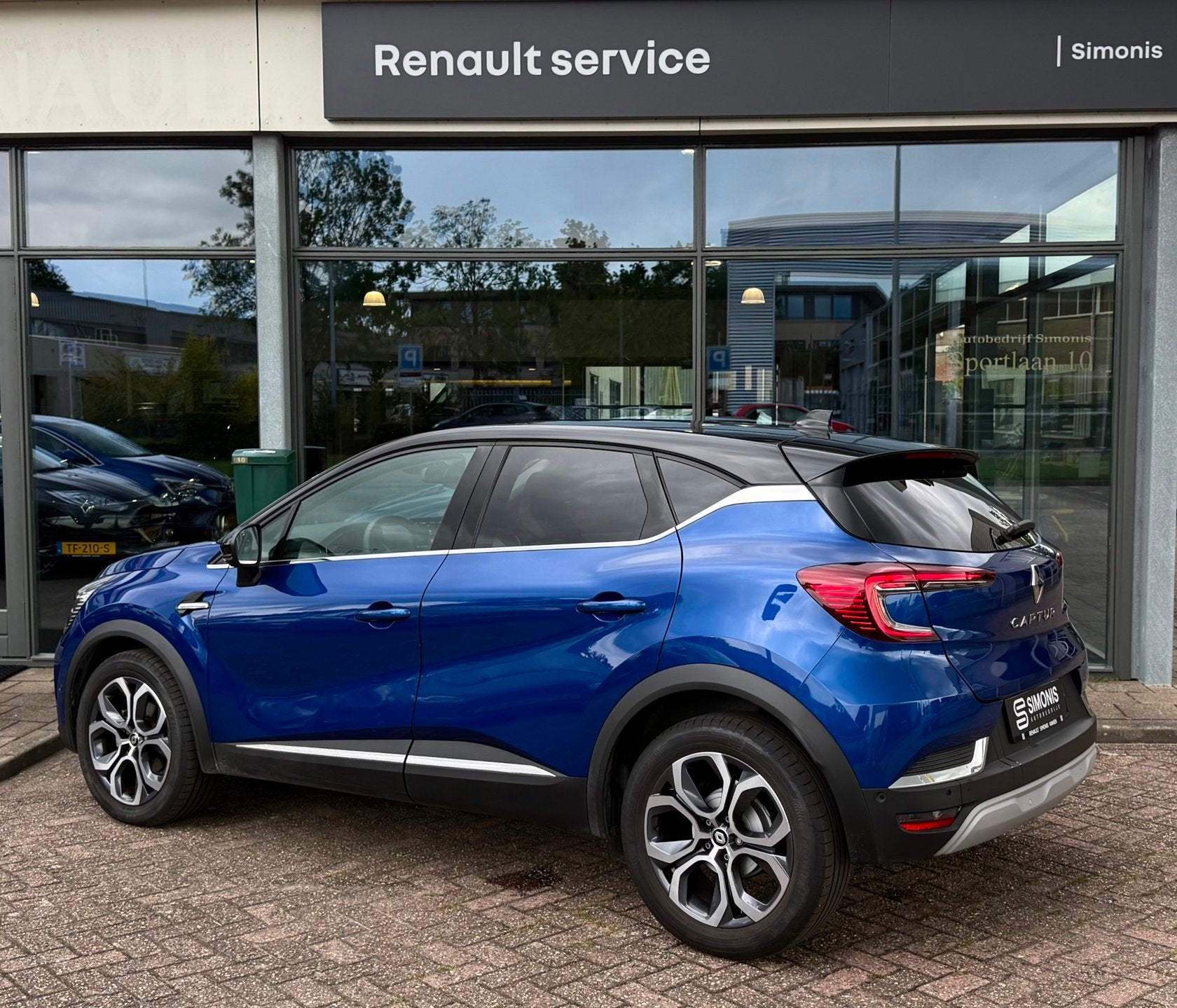 Renault Captur 1.3 mild hybrid 160 techno | 360 camera | Stu, Automaat, Gebruikt, Zwart, Blauw