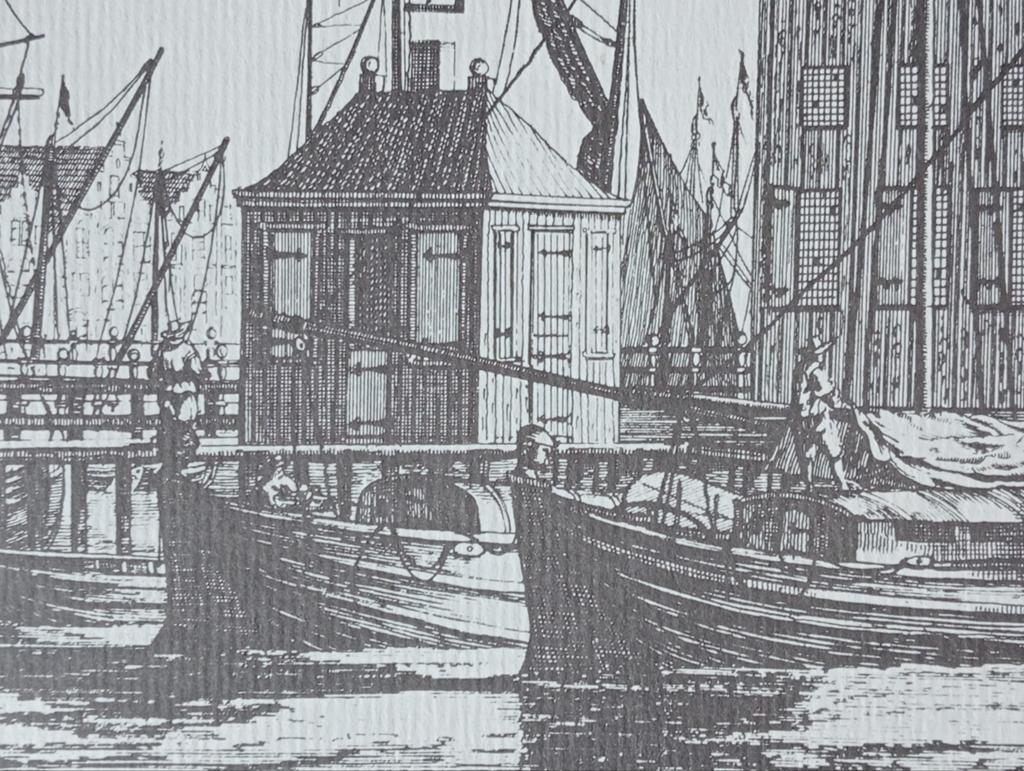 Jacob Meurs Gravure De Nieuwe Stads Herberg 1975, Antiek en Kunst, Ophalen of Verzenden