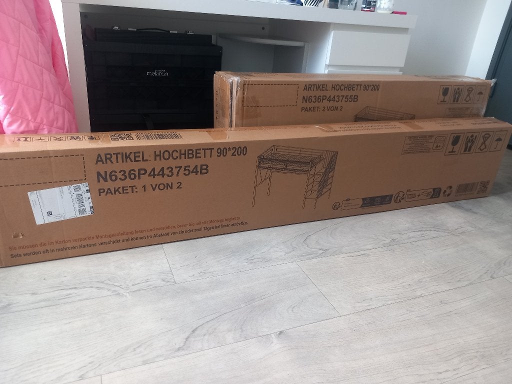 Hoogslaper nieuw in doos, Ophalen, Eenpersoons, Nieuw, 200 cm