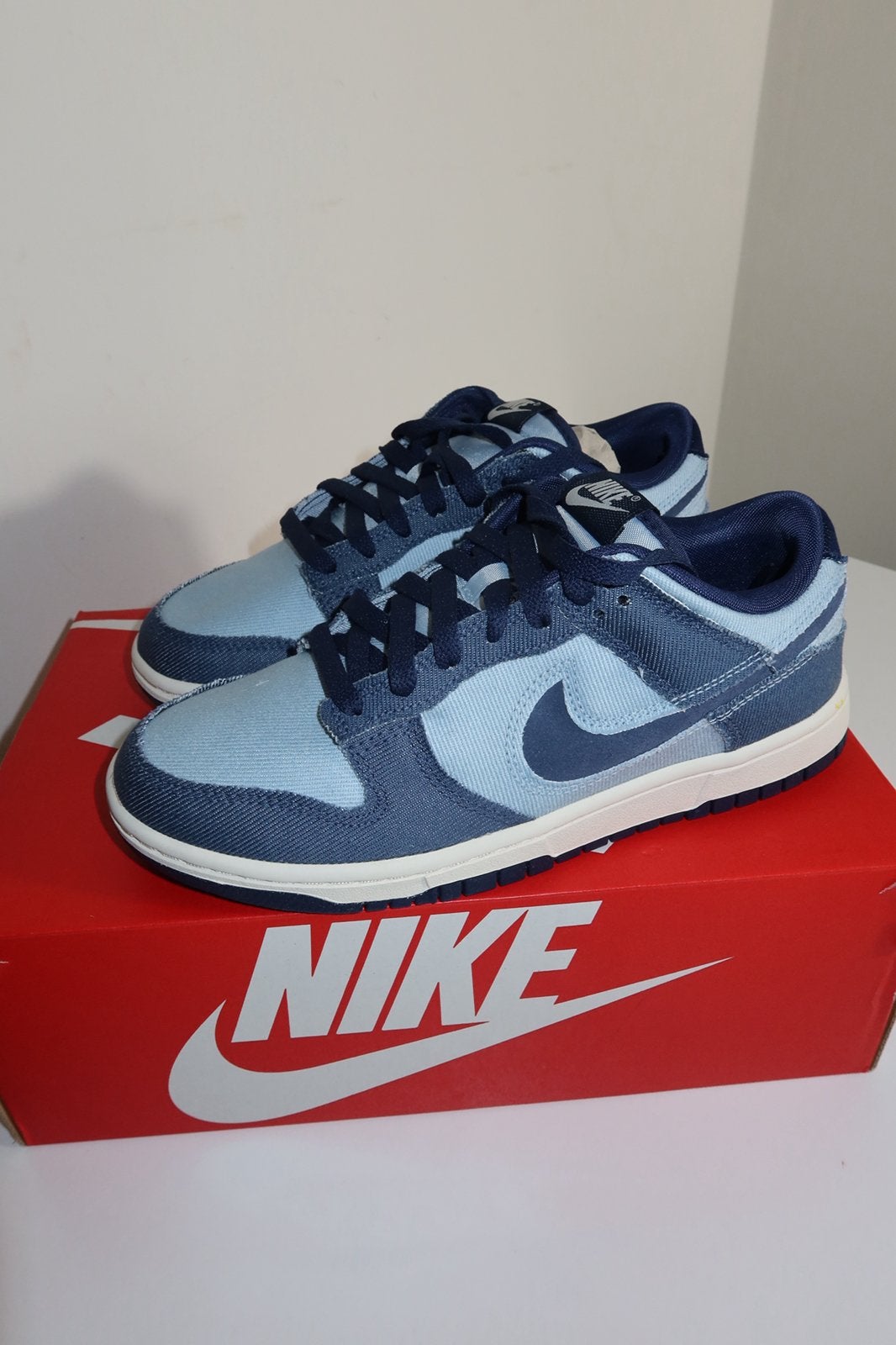 Nike Dunk Low SE Light Armory Blue Denim - Maat 39 | Nieuw, Blauw, Ophalen of Verzenden, Sneakers of Gympen, Zo goed als nieuw