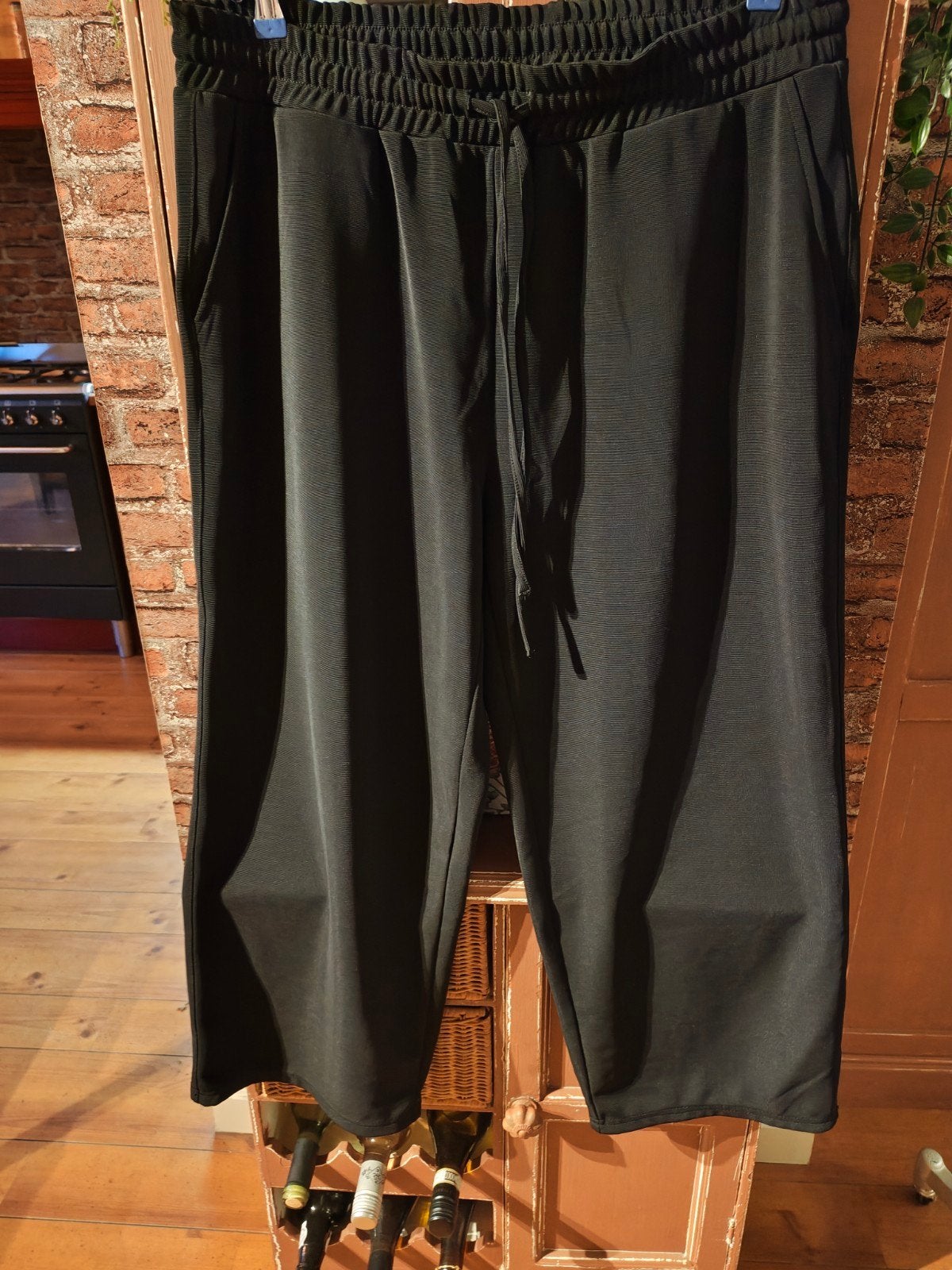 Norah broek zwart 48 rechte pijp, Zwart, Maat 46/48 (XL) of groter, Ophalen of Verzenden, Zo goed als nieuw