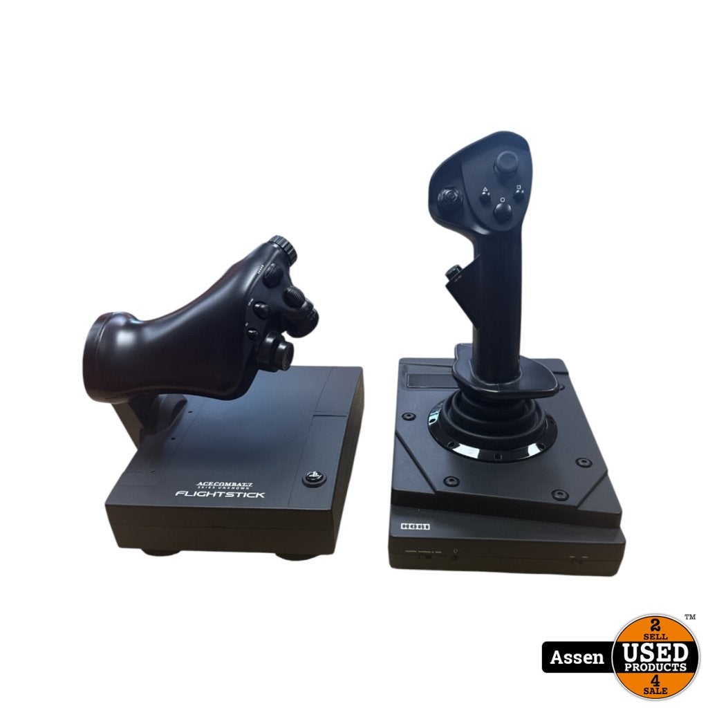Hori Ace Combat 7 Skies Unknown HOTAS Flight Stick Zwart, Spelcomputers en Games, Spelcomputers | Sony PlayStation 1, Gebruikt