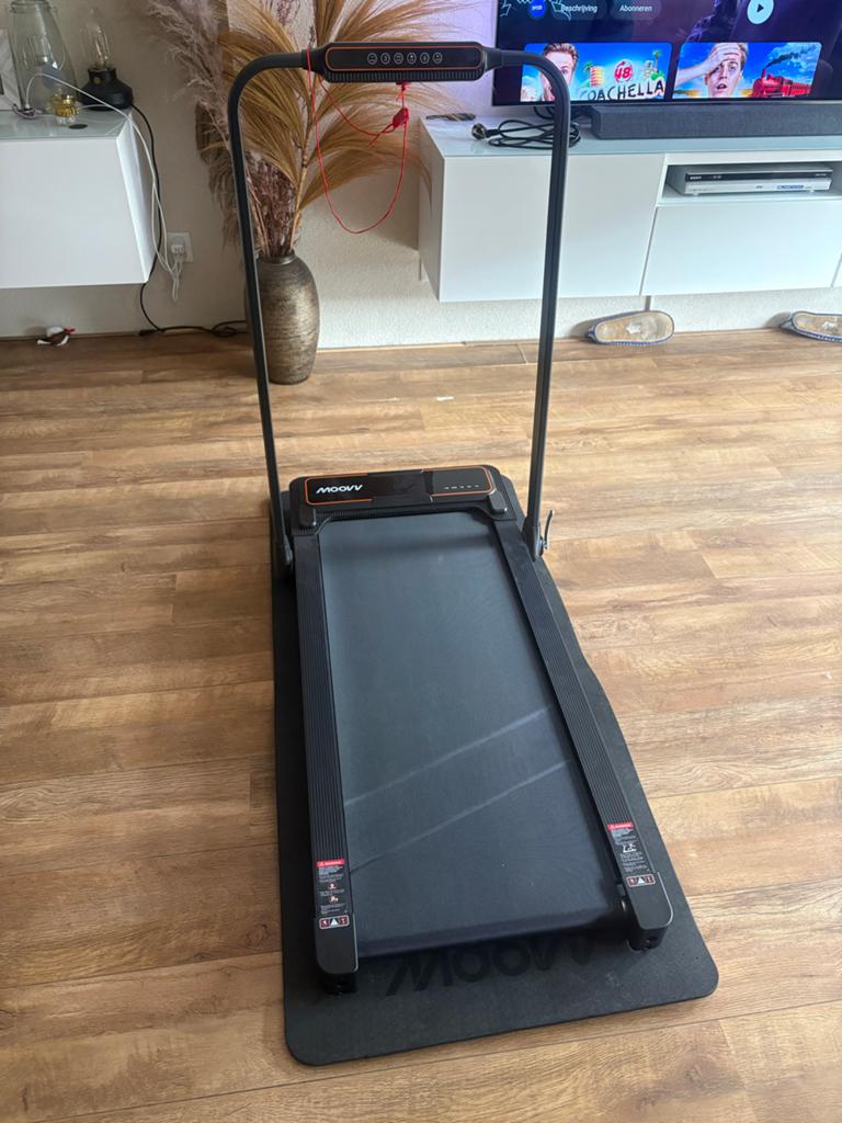 Moovv SmartStep Pro Loopband - Compact en Stil, Ophalen, Zo goed als nieuw, Metaal, Loopband