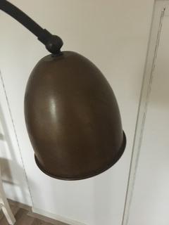 Bronzen staande lamp, Ophalen