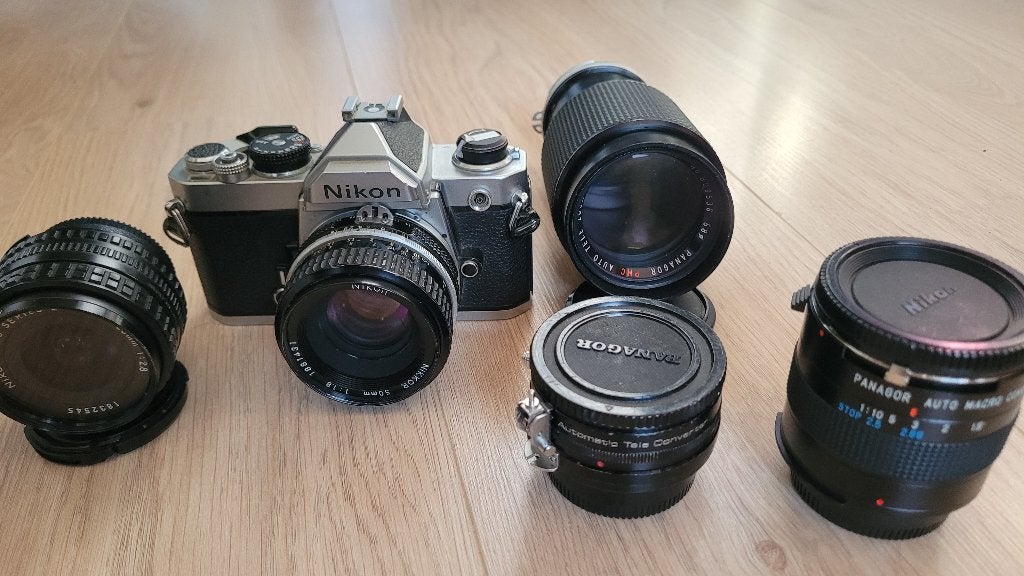 Nikon FM camera, Audio, Tv en Foto, Fotocamera's Analoog, Ophalen of Verzenden, Gebruikt, Spiegelreflex, Nikon