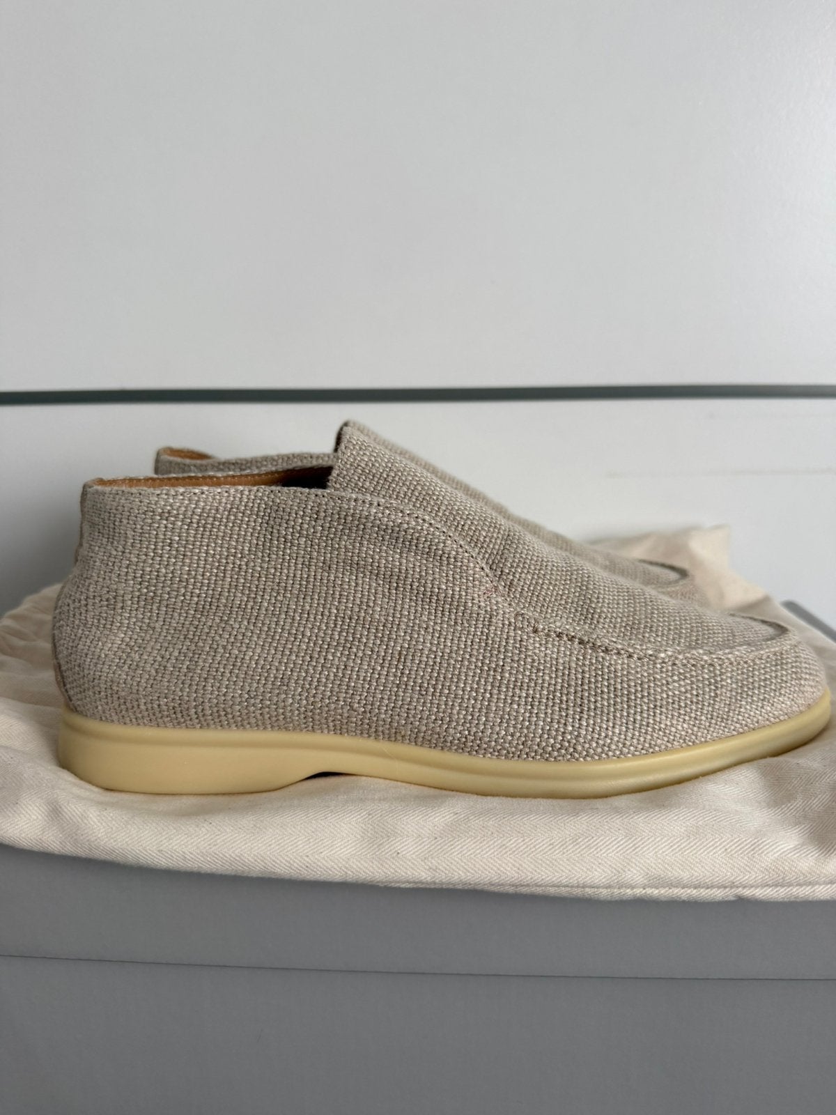 Loro piana loafers Open walk zgan Maat 40 Orgineel. Woven, Ophalen of Verzenden, Zo goed als nieuw, Blauw, Loafers