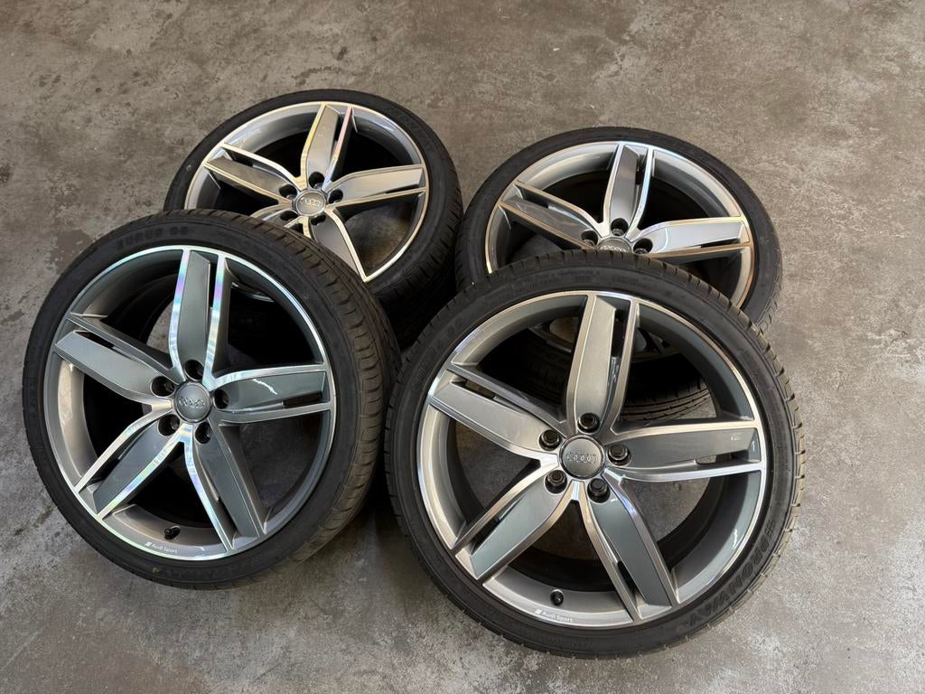 ✅ 19 Inch 5x112 Audi Sport RS S3 A3 A4 A6 S4 Vw Velgen, Auto-onderdelen, Banden en Velgen, 19 inch, Gebruikt, Banden en Velgen