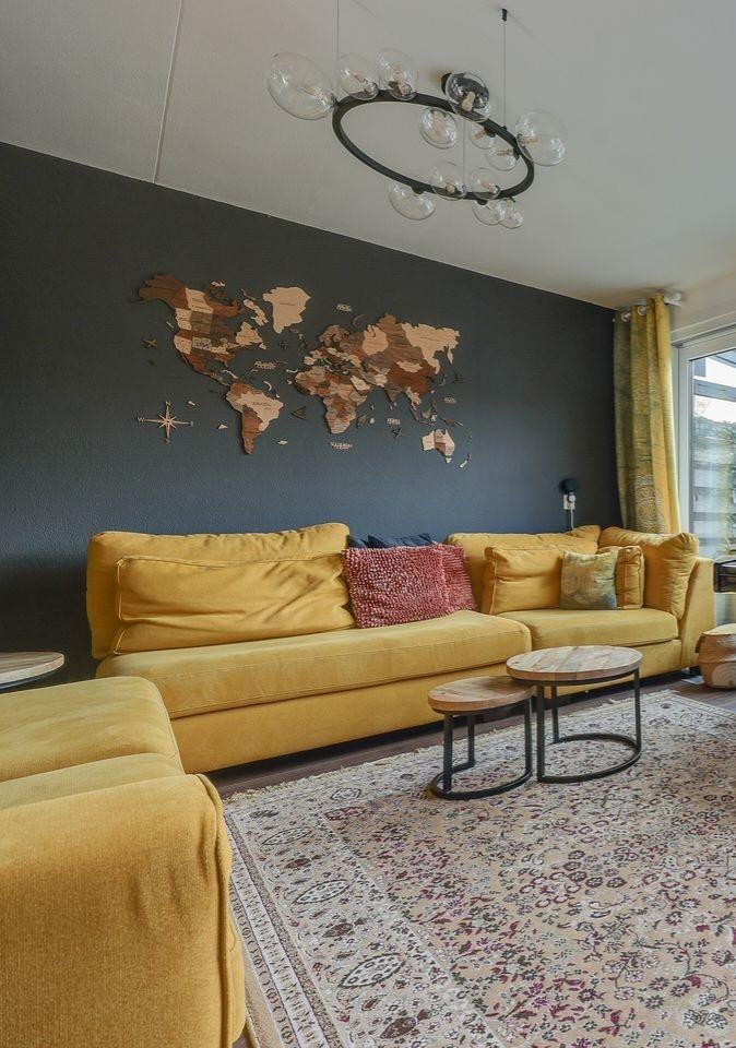 De Bommel Sofa Set – Moderne Gele Hoekbank, Huis en Inrichting, Banken | Bankstellen, Gebruikt, 100 tot 125 cm, Hoekbank, 300 cm of meer