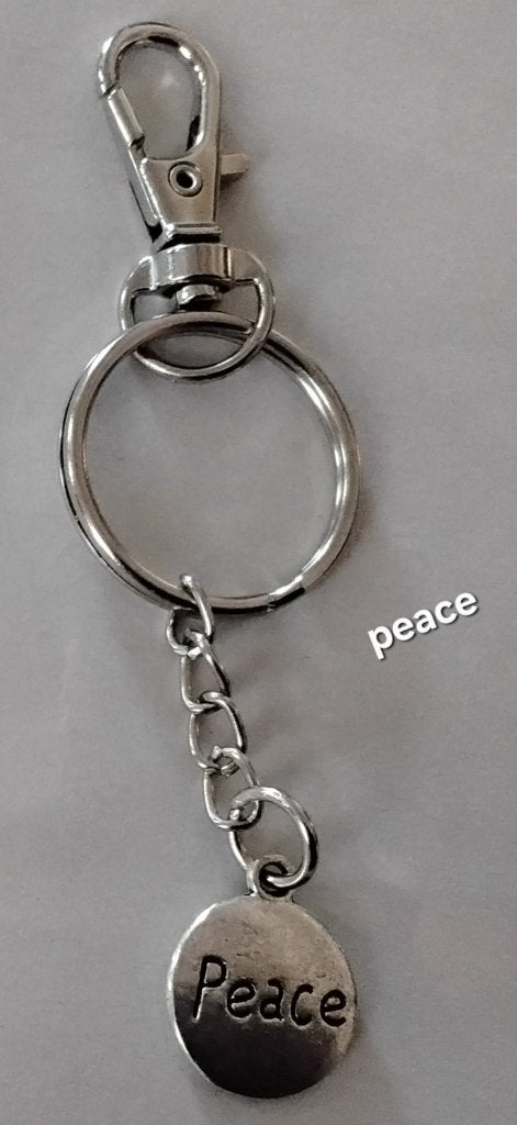 Sleutelhanger peace - vrede, Ophalen of Verzenden, Nieuw, Overige typen