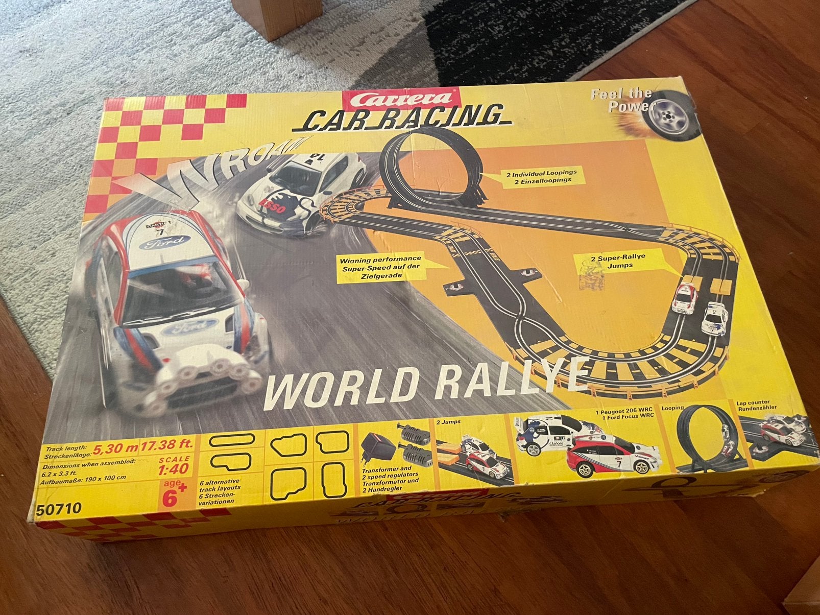 Vintage Carrera Car Racing 50710 World Rally, Ophalen, Gebruikt, Elektrisch, Carrera