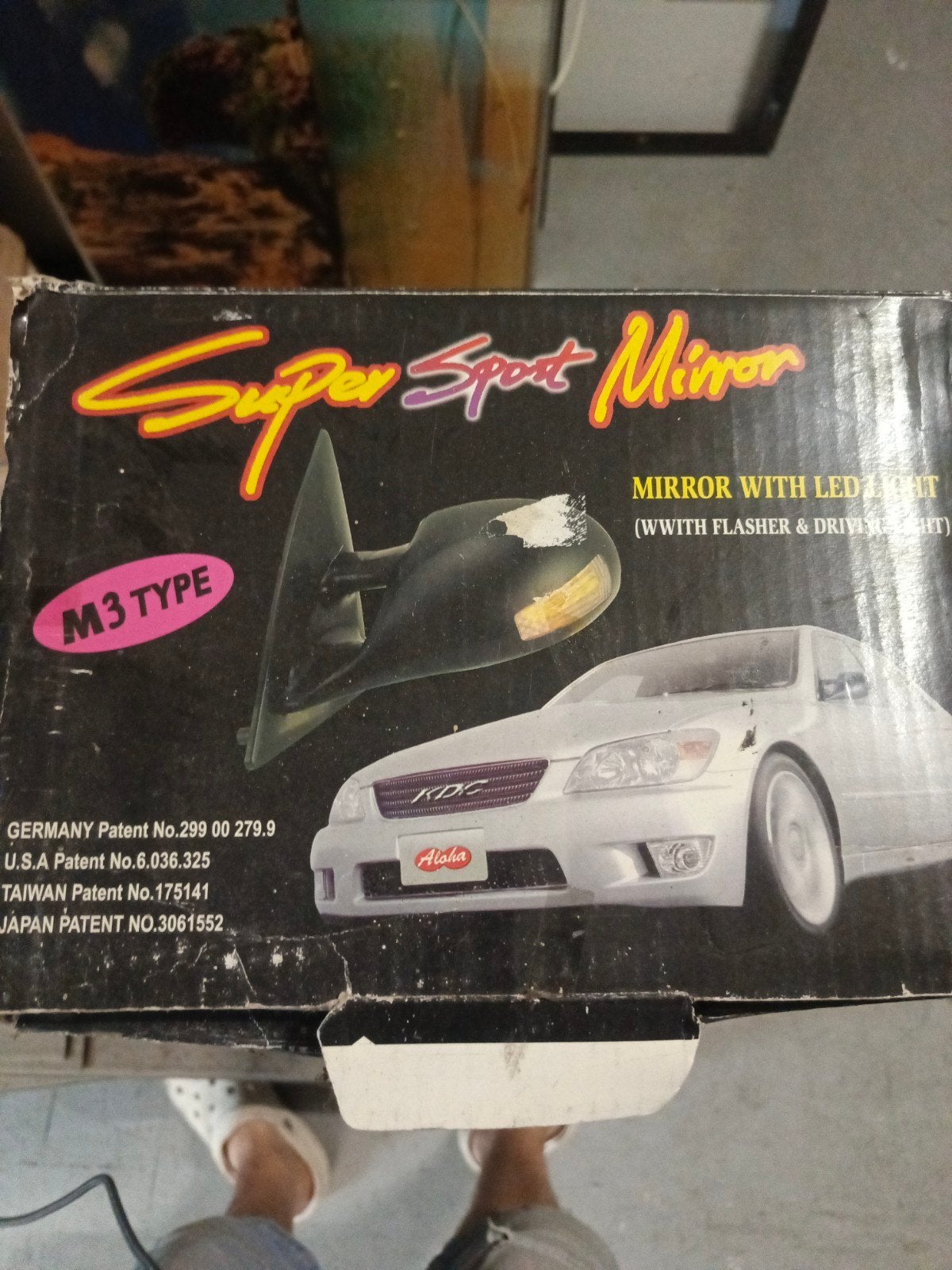 Super Sport Spiegelset met LED-licht (BMW M3 Type), Ophalen of Verzenden, Nieuw, Universele onderdelen