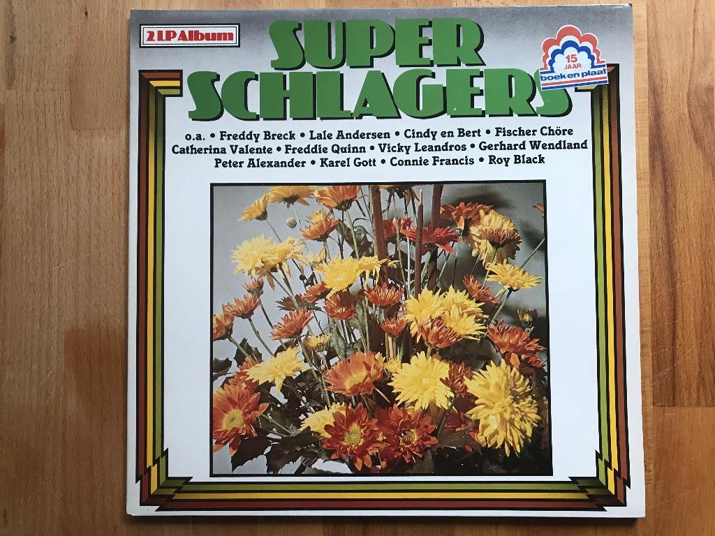 2LP Duits Super Schlagers Diverse Artiesten, Cd's en Dvd's, Vinyl | Overige Vinyl, Dubbel-LP, Ophalen of Verzenden, Gebruikt, 12 inch