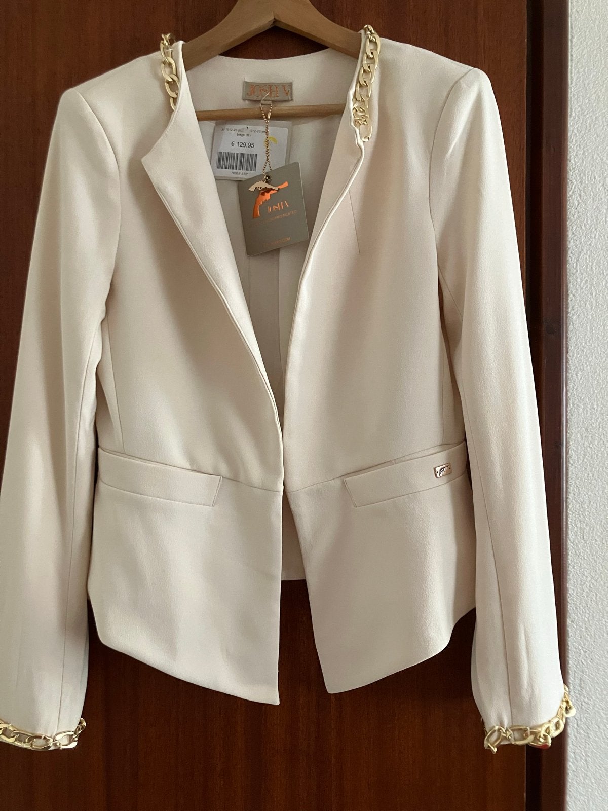 Josh V Jasje met Gouden Details  maat M, Maat 38/40 (M), Beige, Nieuw, Ophalen of Verzenden