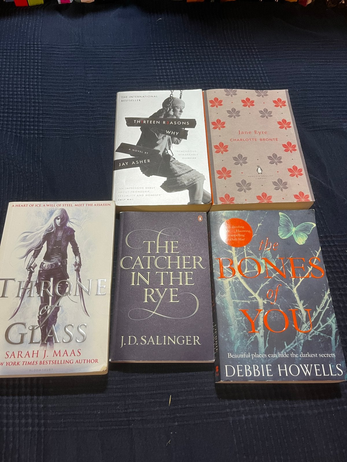 Boekenpakket: 5 Engelse boeken (Thirteen Reasons Why, Jane E, Ophalen of Verzenden, Gelezen, Wereld overig