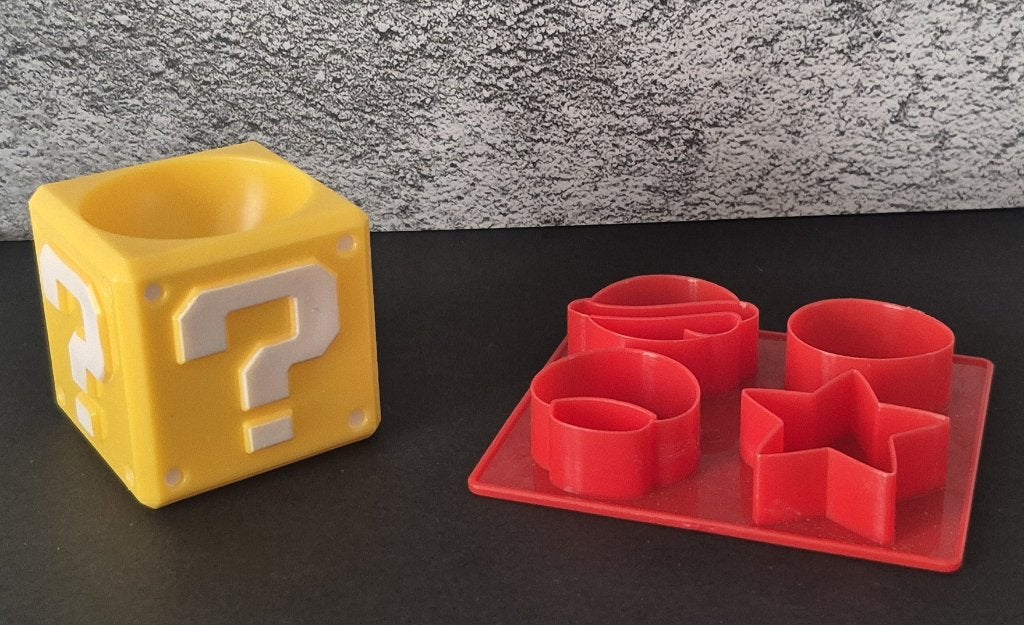 Paladone Super Mario Question Block eierdopje &toastsnijder, Overige materialen, Overige merken, Overige typen, Nieuw