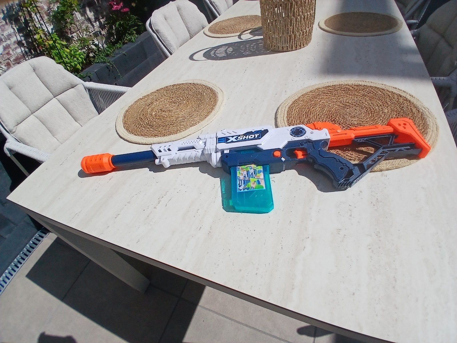 X shot nerf gun, Ophalen of Verzenden, Zo goed als nieuw