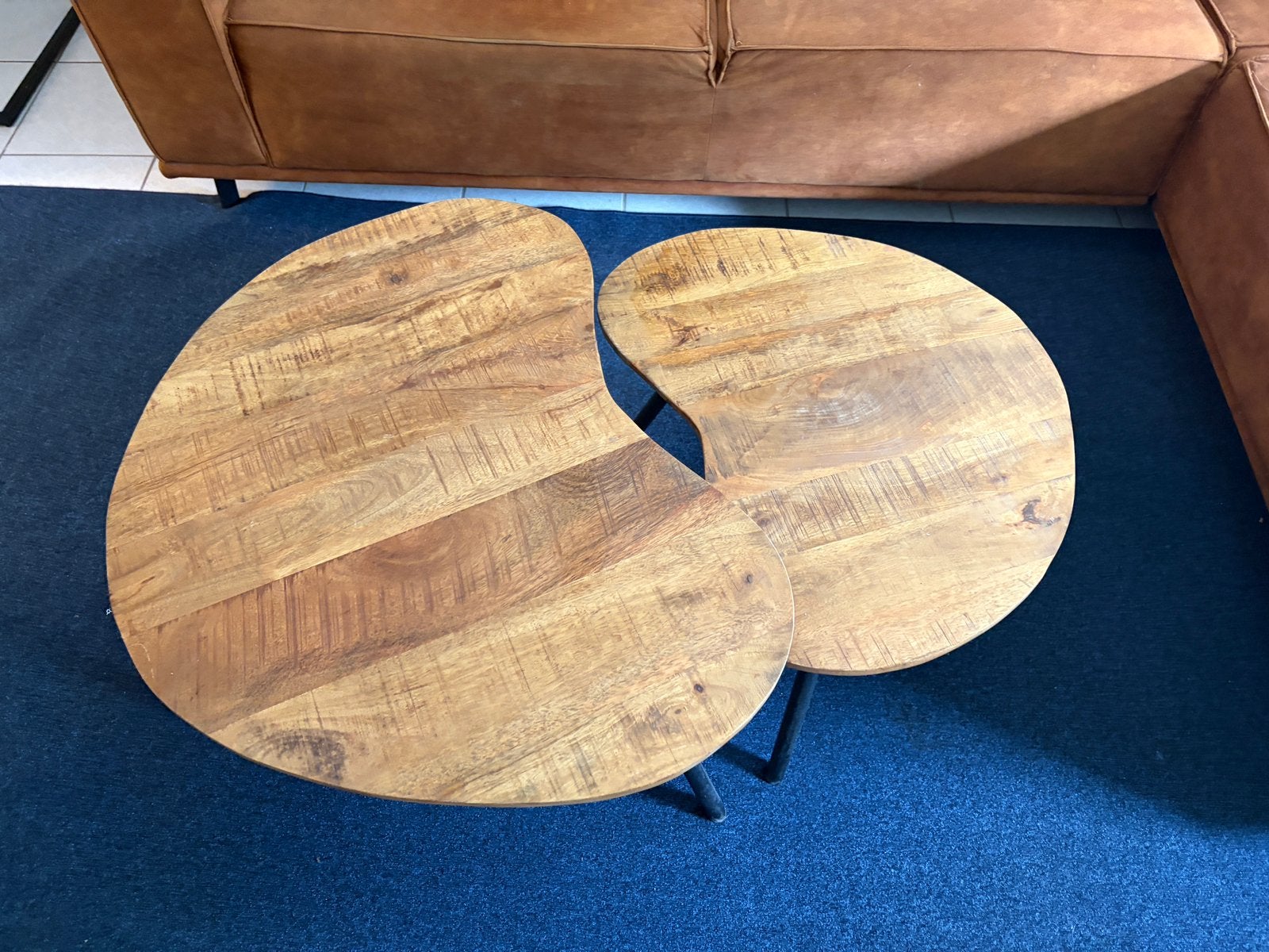 Salontafels, Ophalen, Gebruikt, Rond, 50 tot 100 cm