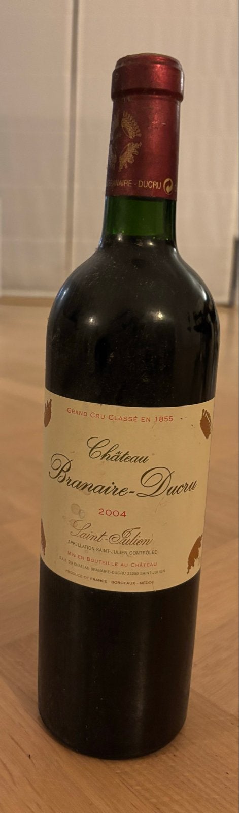 Château Branaire-Ducru 2004 - 4ème Grand Cru Classé, Ophalen, Gebruikt, Frankrijk, Rode wijn